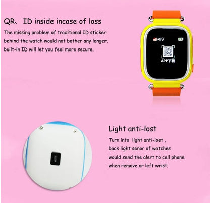 Q90 Smart Watch for Kids with SOS Alarm - Blue_4